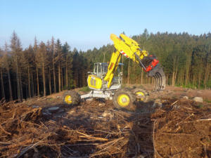 Arbeiten am Hang